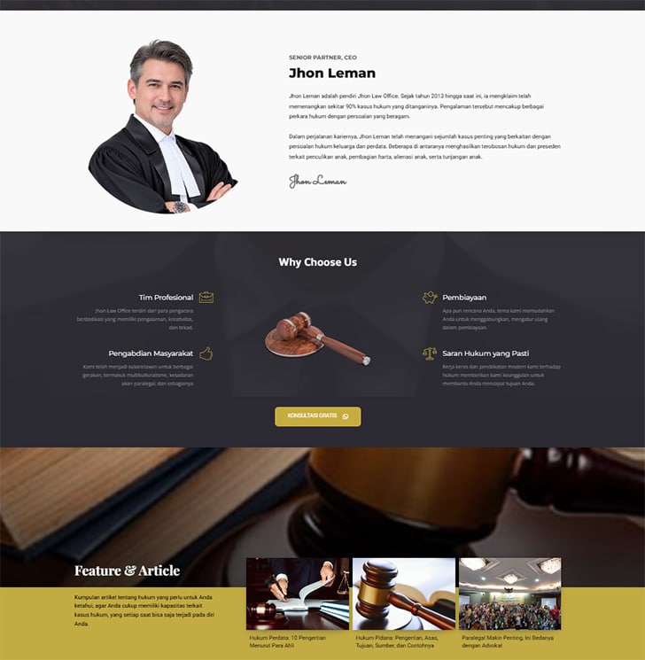 Website Kantor Hukum
